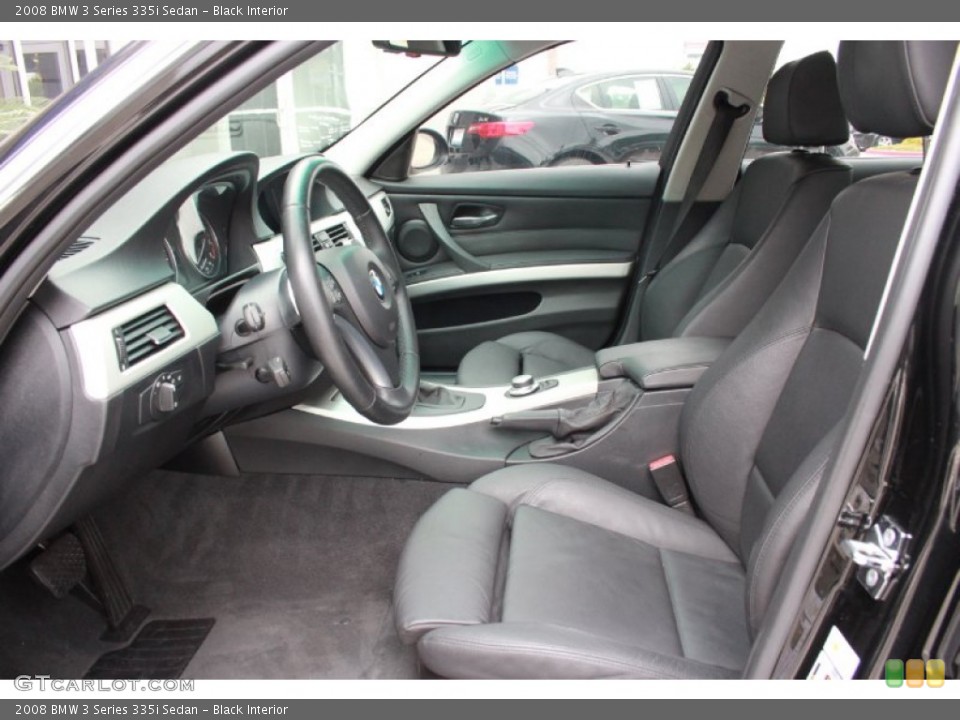 Black Interior Photo for the 2008 BMW 3 Series 335i Sedan #80319407