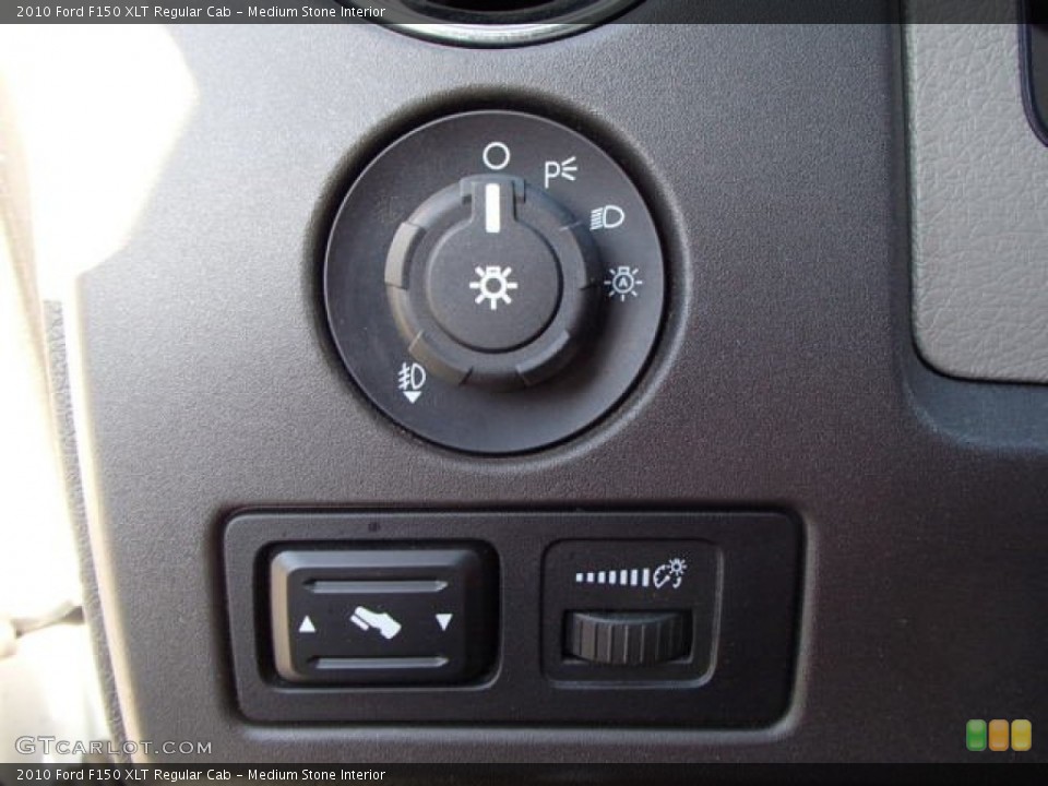 Medium Stone Interior Controls for the 2010 Ford F150 XLT Regular Cab #80320189