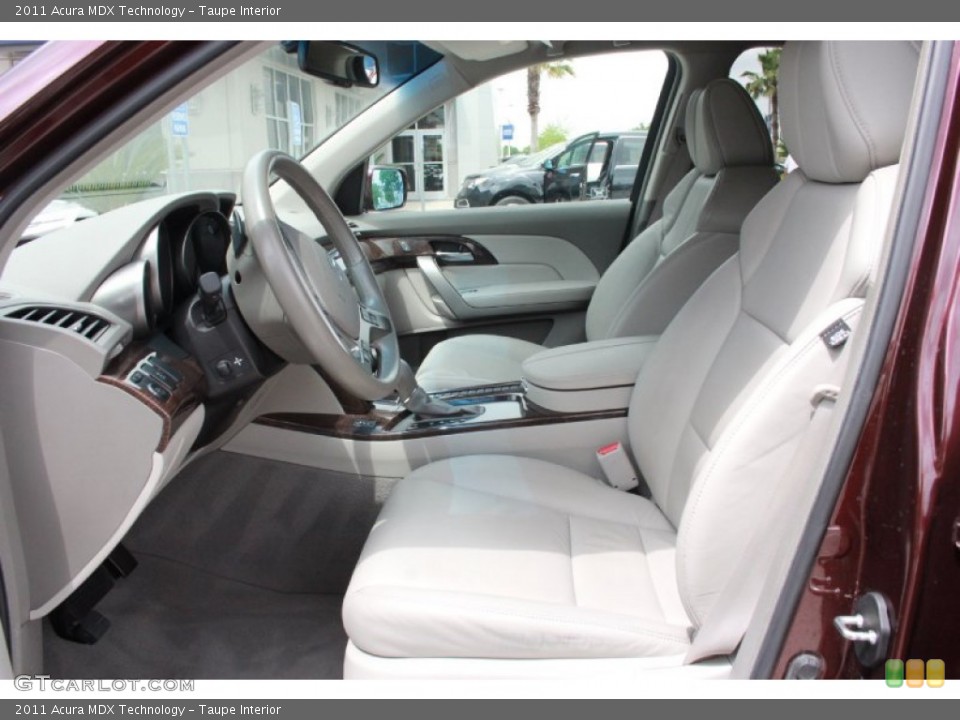 Taupe Interior Photo for the 2011 Acura MDX Technology #80320795