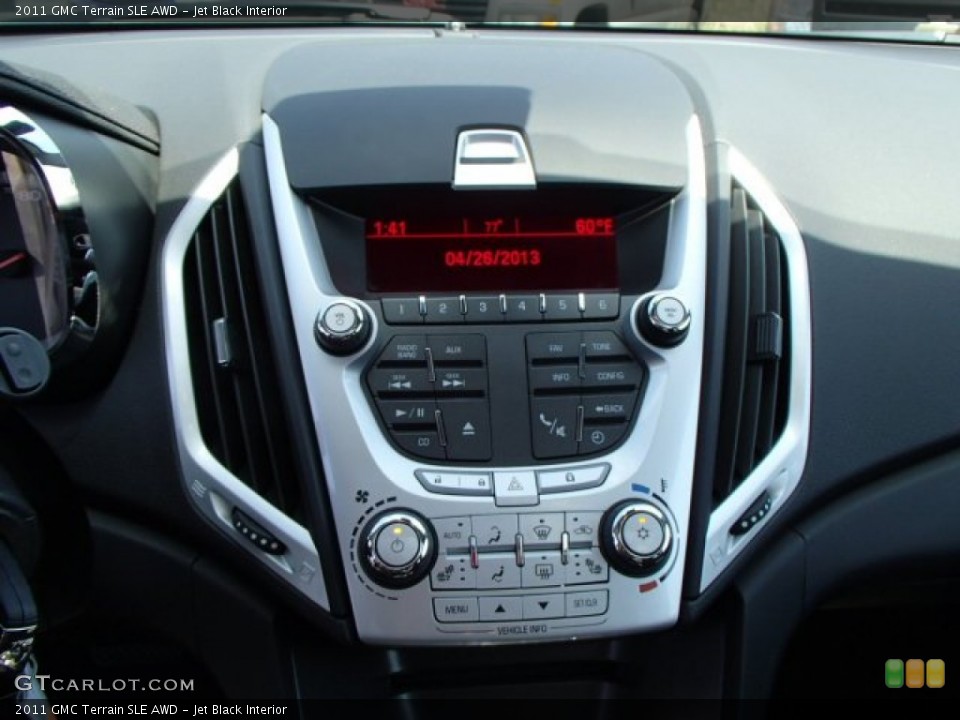 Jet Black Interior Controls for the 2011 GMC Terrain SLE AWD #80320932