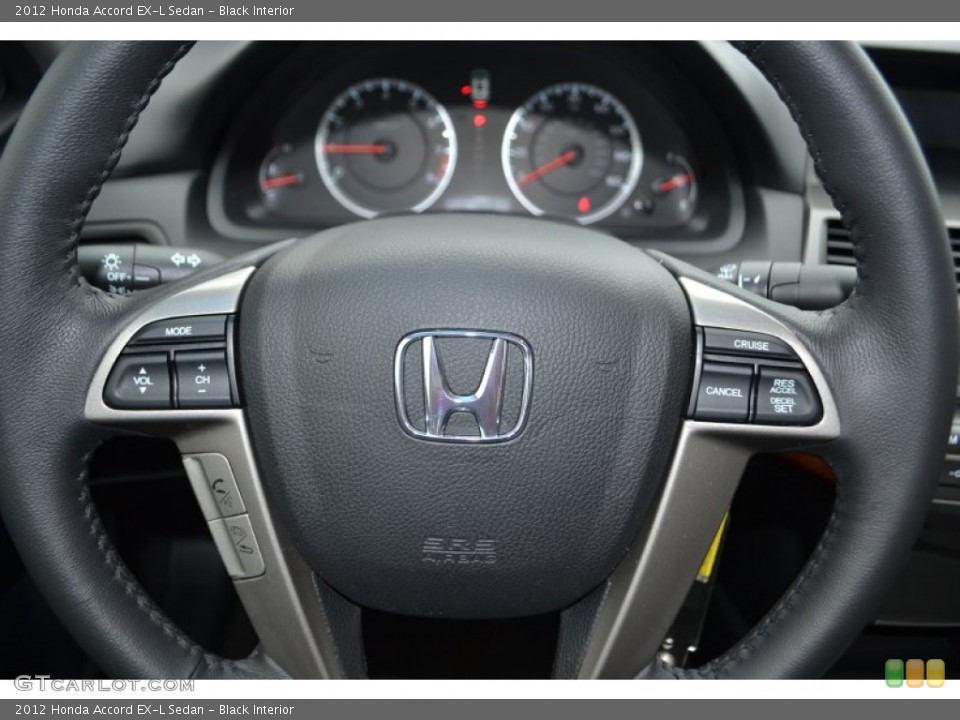 Black Interior Controls for the 2012 Honda Accord EX-L Sedan #80321597