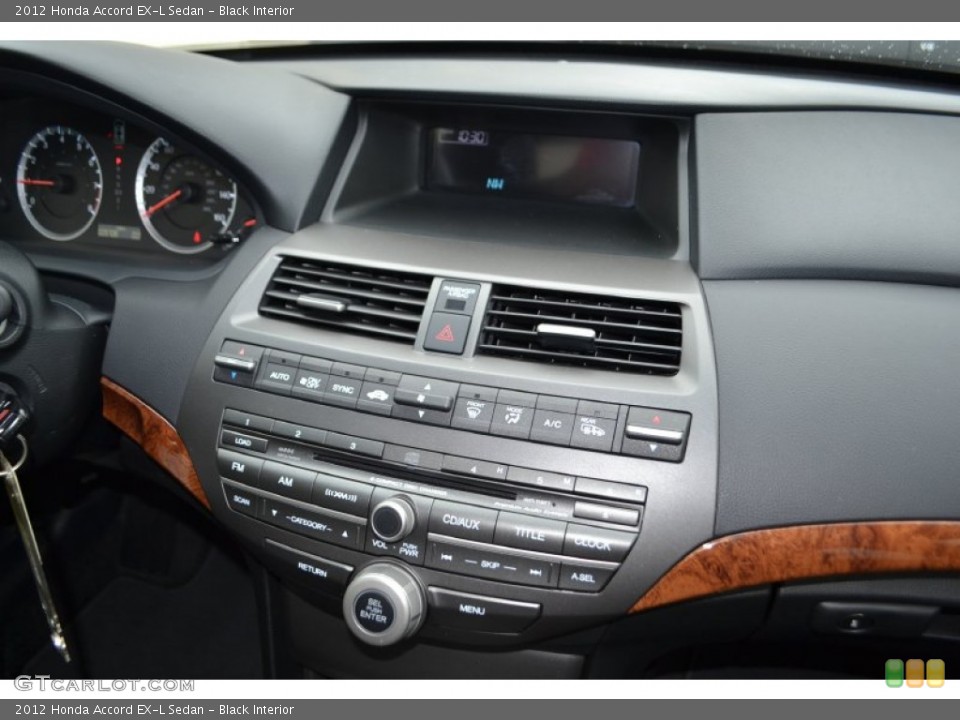 Black Interior Controls for the 2012 Honda Accord EX-L Sedan #80321614