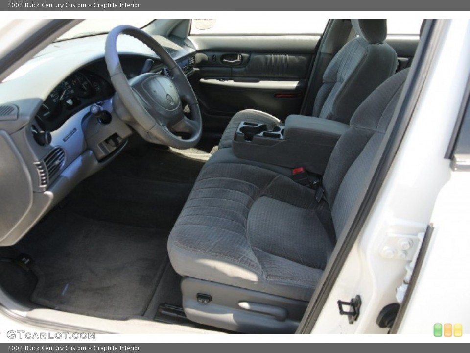 Graphite Interior Photo for the 2002 Buick Century Custom #80322023
