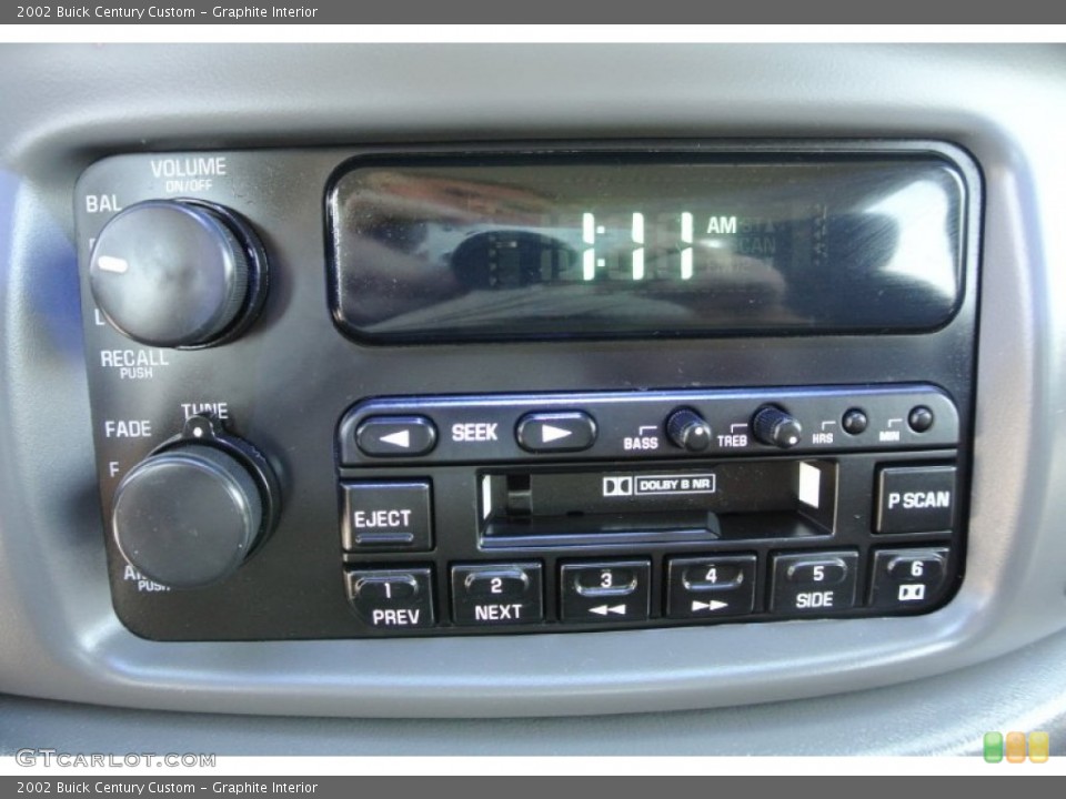 Graphite Interior Audio System for the 2002 Buick Century Custom #80322057