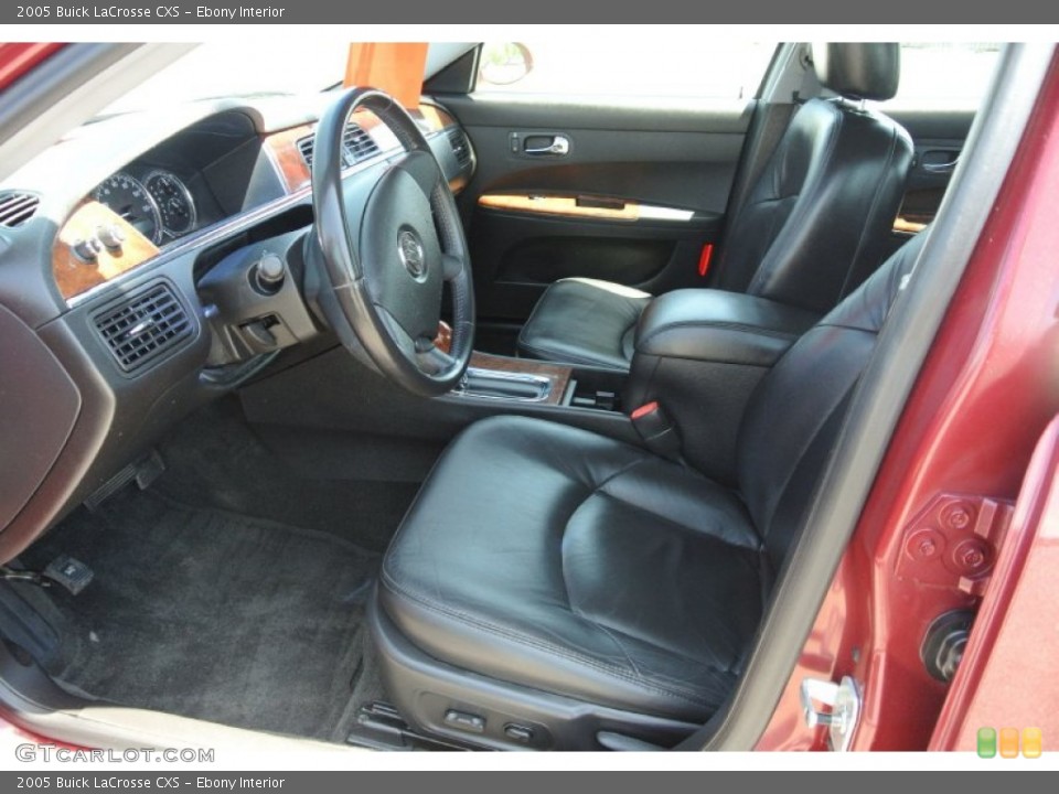 Ebony Interior Photo for the 2005 Buick LaCrosse CXS #80322415
