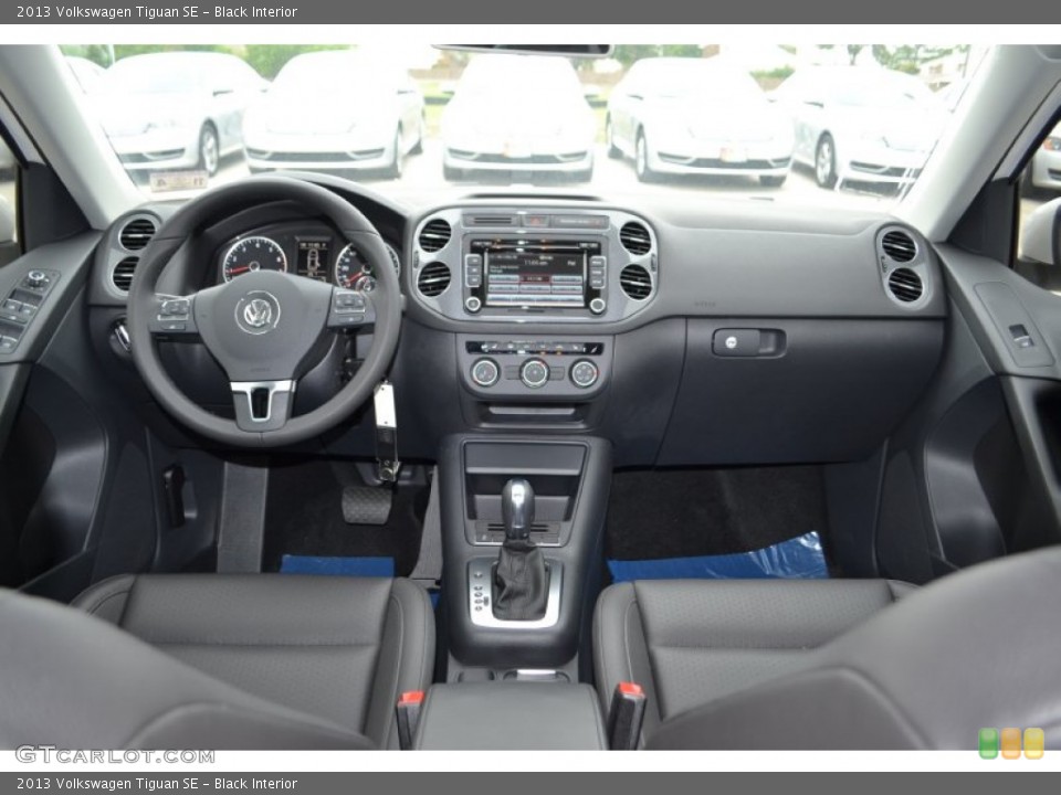 Black Interior Dashboard for the 2013 Volkswagen Tiguan SE #80322449