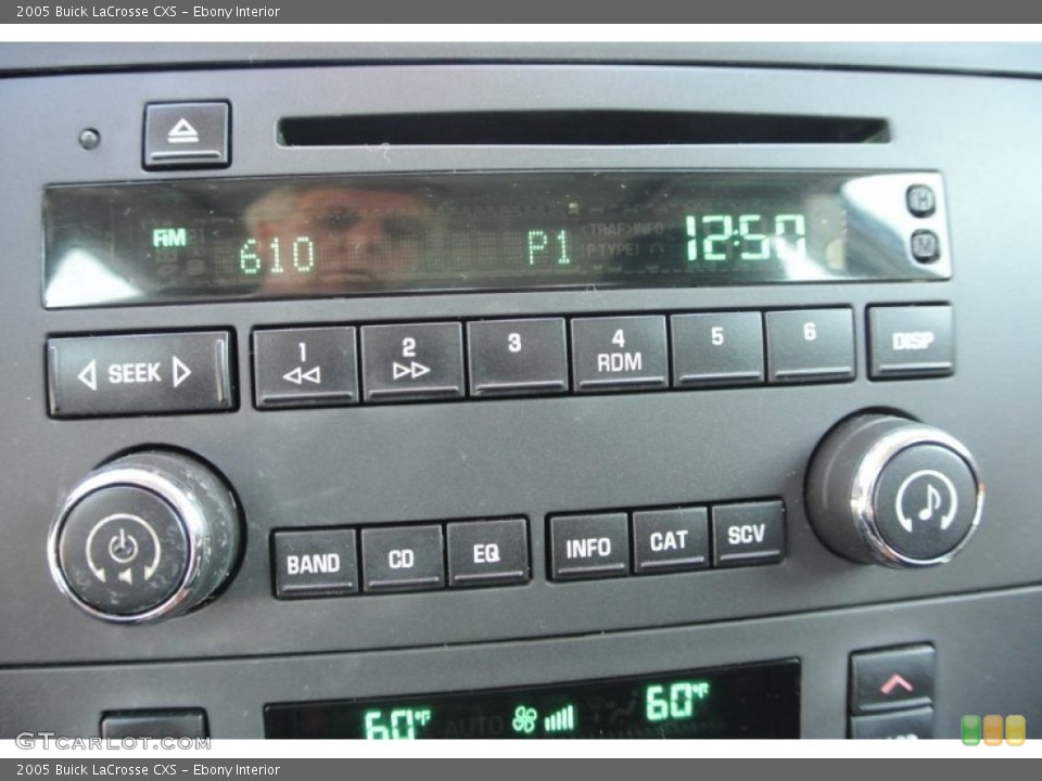 Ebony Interior Audio System for the 2005 Buick LaCrosse CXS #80322477
