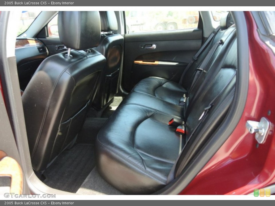 Ebony Interior Rear Seat for the 2005 Buick LaCrosse CXS #80322557