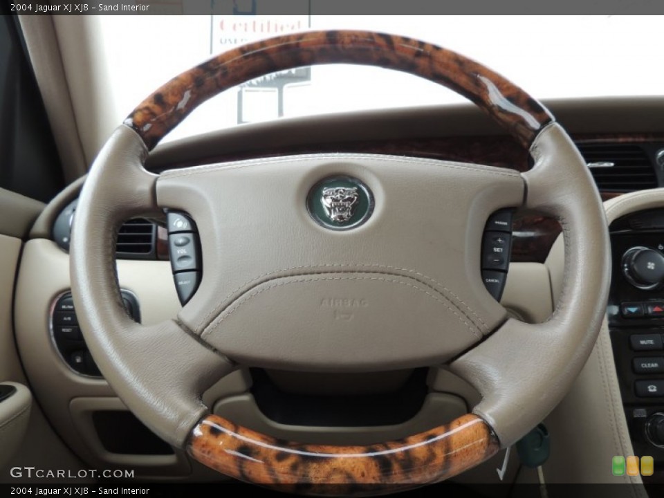 Sand Interior Steering Wheel for the 2004 Jaguar XJ XJ8 #80322605