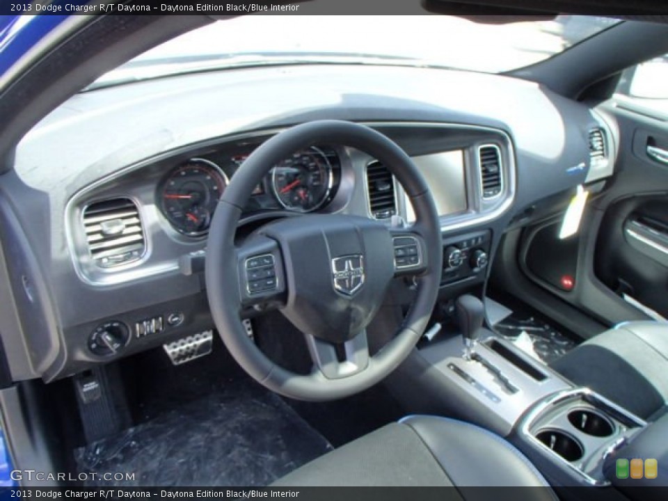 Daytona Edition Black/Blue 2013 Dodge Charger Interiors