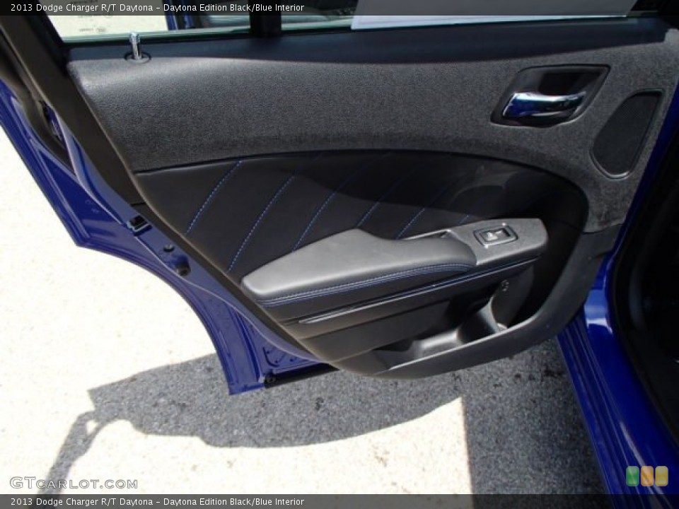 Daytona Edition Black/Blue Interior Door Panel for the 2013 Dodge Charger R/T Daytona #80323859