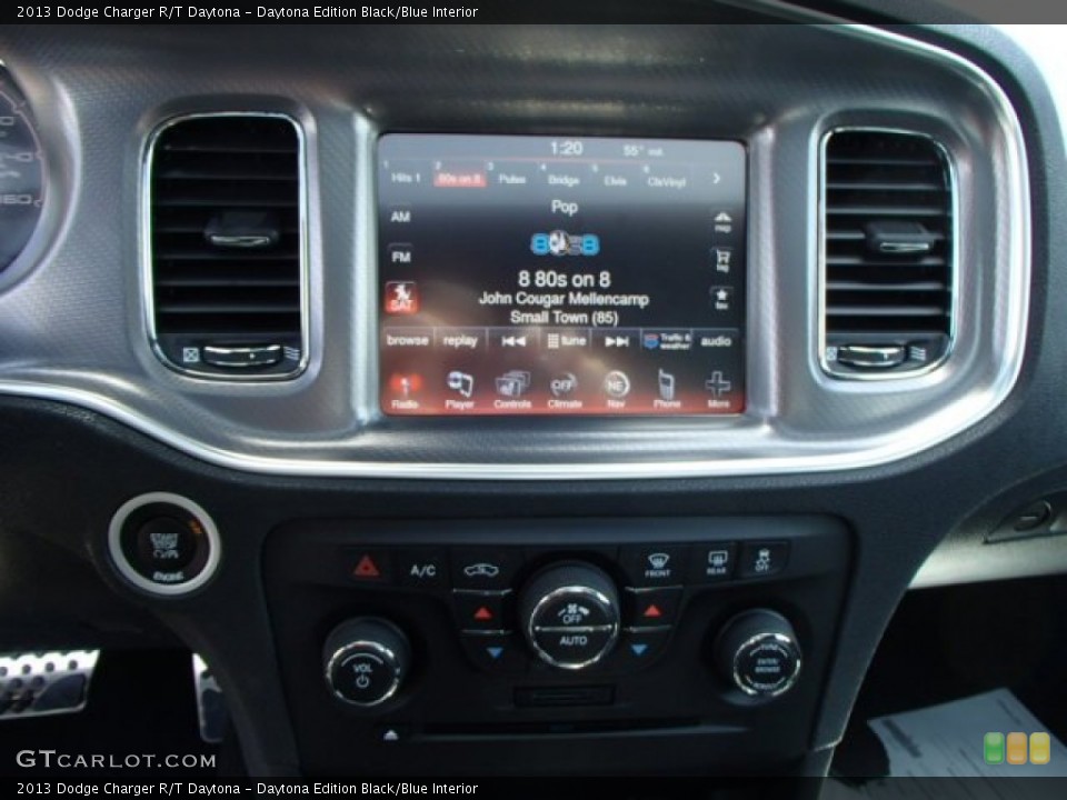 Daytona Edition Black/Blue Interior Controls for the 2013 Dodge Charger R/T Daytona #80323916