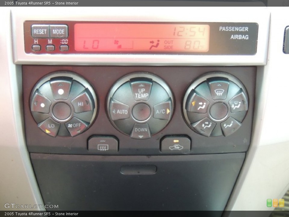 Stone Interior Controls for the 2005 Toyota 4Runner SR5 #80323988