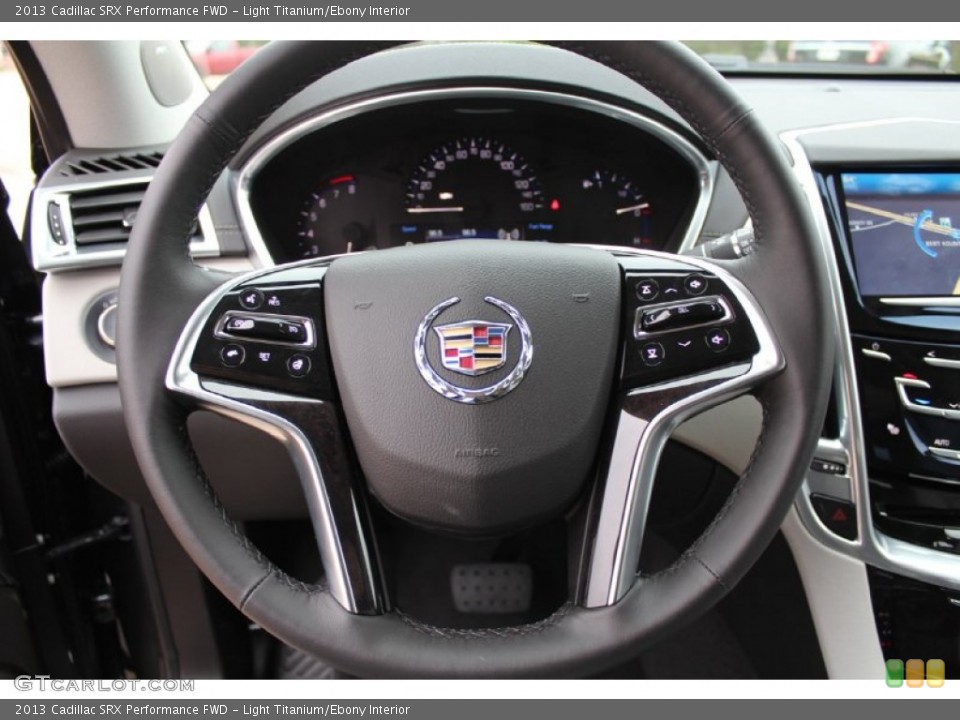 Light Titanium/Ebony Interior Steering Wheel for the 2013 Cadillac SRX Performance FWD #80324426
