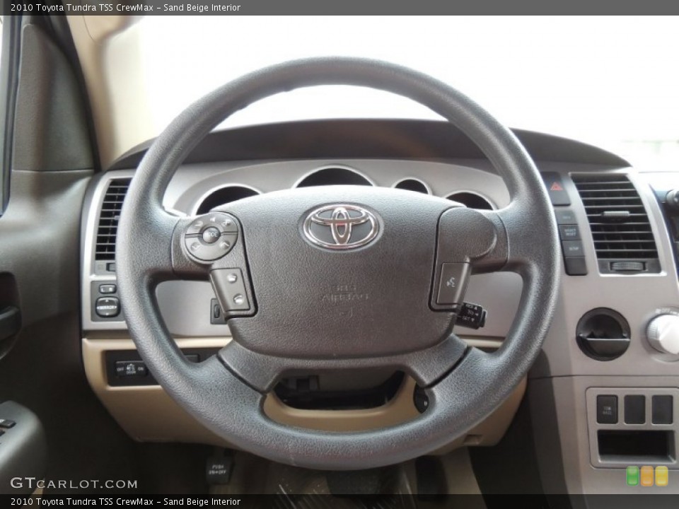 Sand Beige Interior Steering Wheel for the 2010 Toyota Tundra TSS CrewMax #80325003