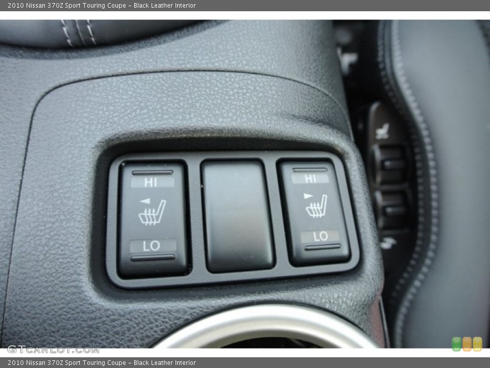Black Leather Interior Controls for the 2010 Nissan 370Z Sport Touring Coupe #80325203