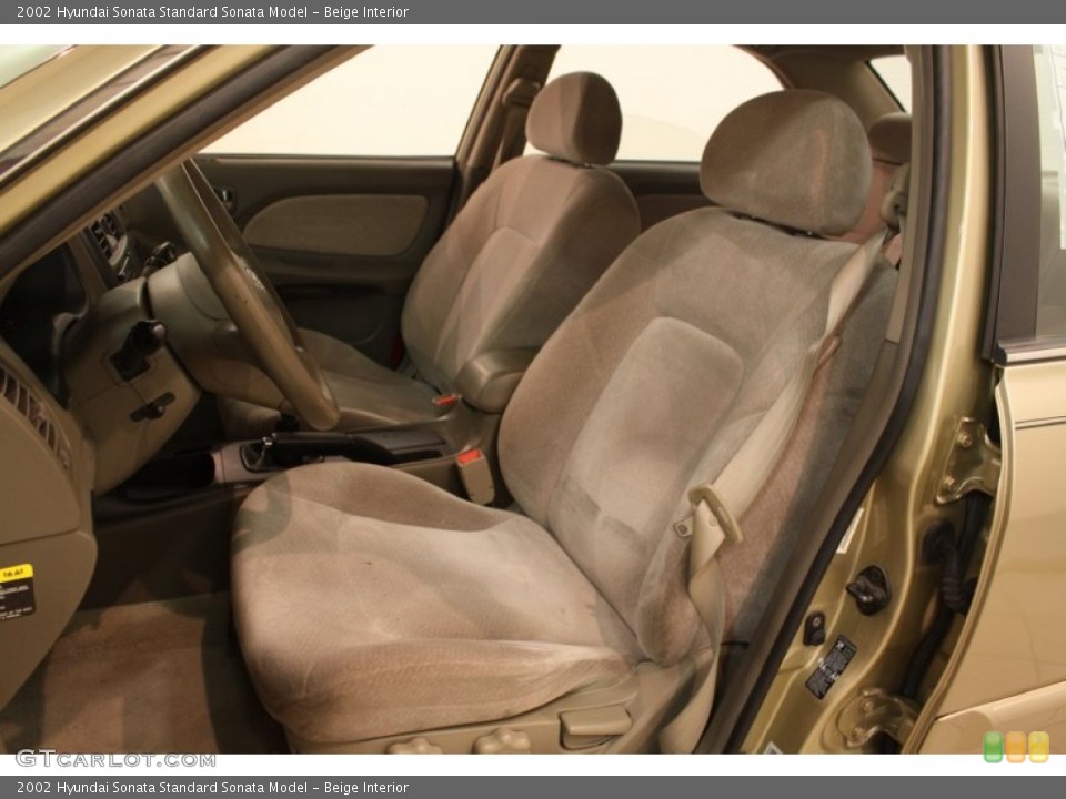 Beige Interior Front Seat for the 2002 Hyundai Sonata  #80326541