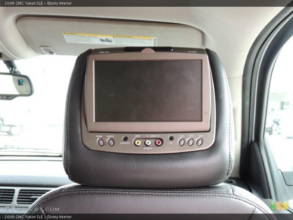 Ebony Interior Entertainment System for the 2008 GMC Yukon SLE #80326604