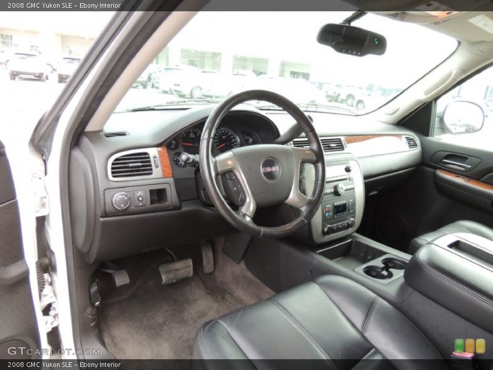 Ebony 2008 GMC Yukon Interiors