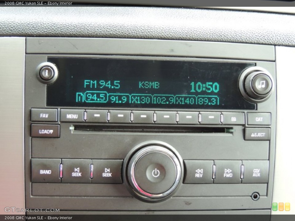 Ebony Interior Audio System for the 2008 GMC Yukon SLE #80326882