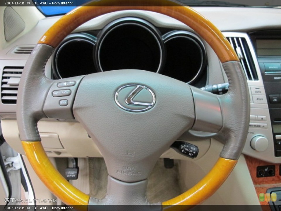Ivory Interior Steering Wheel for the 2004 Lexus RX 330 AWD #80327771
