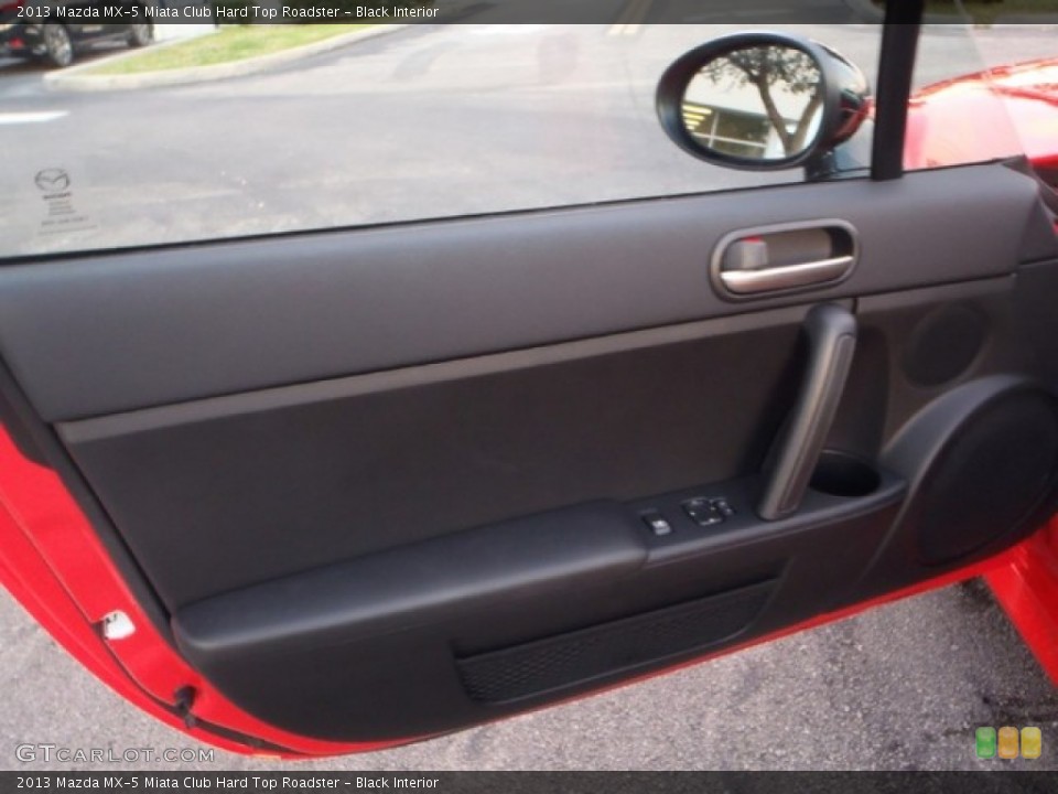 Black Interior Door Panel for the 2013 Mazda MX-5 Miata Club Hard Top Roadster #80329143