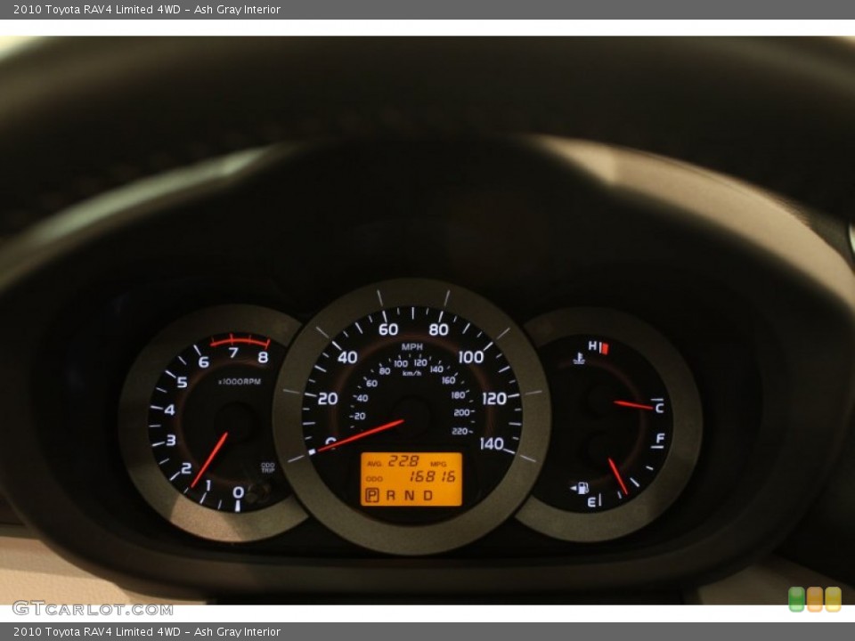 Ash Gray Interior Gauges for the 2010 Toyota RAV4 Limited 4WD #80329395