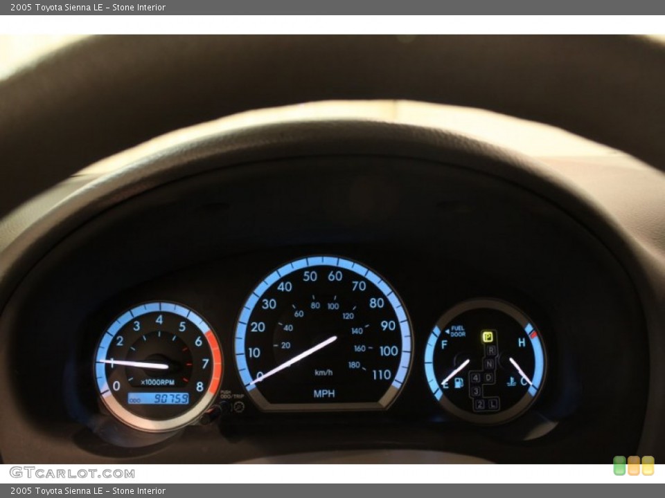 Stone Interior Gauges for the 2005 Toyota Sienna LE #80329748