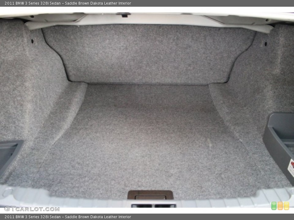 Saddle Brown Dakota Leather Interior Trunk for the 2011 BMW 3 Series 328i Sedan #80329882