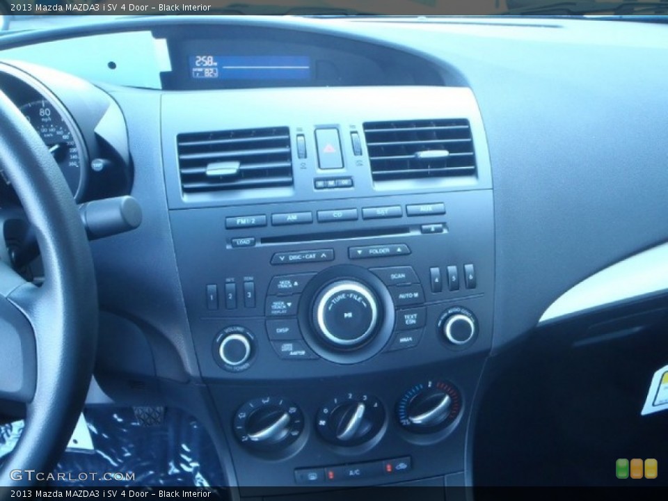 Black Interior Controls for the 2013 Mazda MAZDA3 i SV 4 Door #80330438