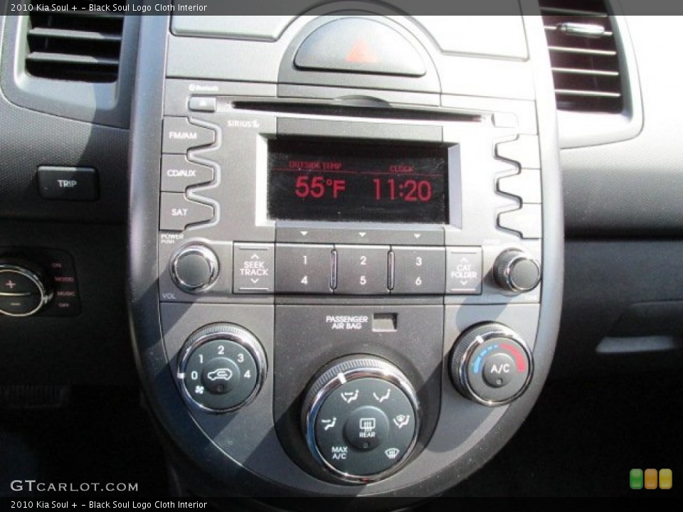 Black Soul Logo Cloth Interior Controls for the 2010 Kia Soul + #80330663