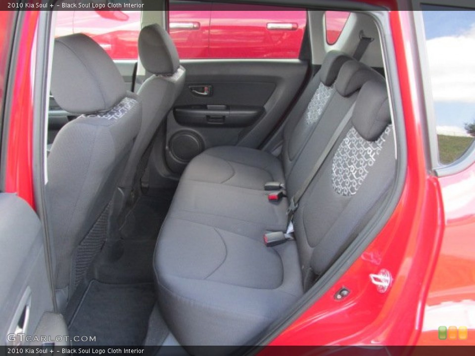 Black Soul Logo Cloth Interior Rear Seat for the 2010 Kia Soul + #80330763