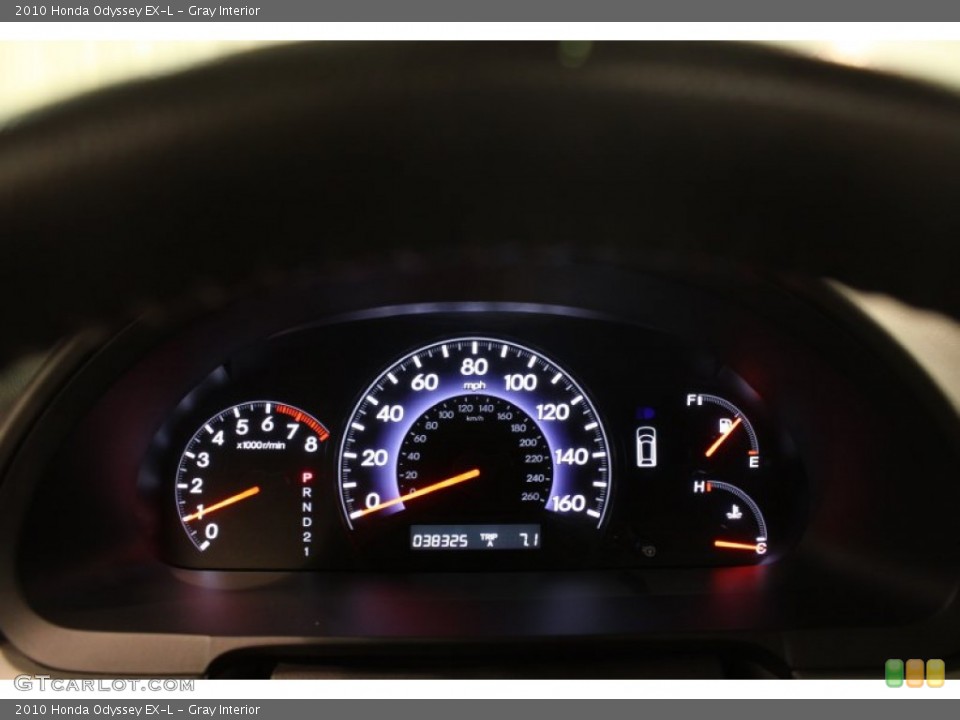 Gray Interior Gauges for the 2010 Honda Odyssey EX-L #80330788