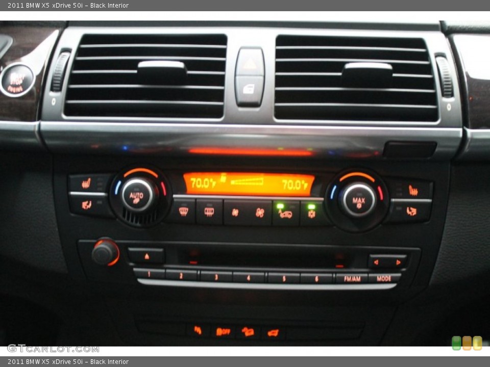 Black Interior Controls for the 2011 BMW X5 xDrive 50i #80330915