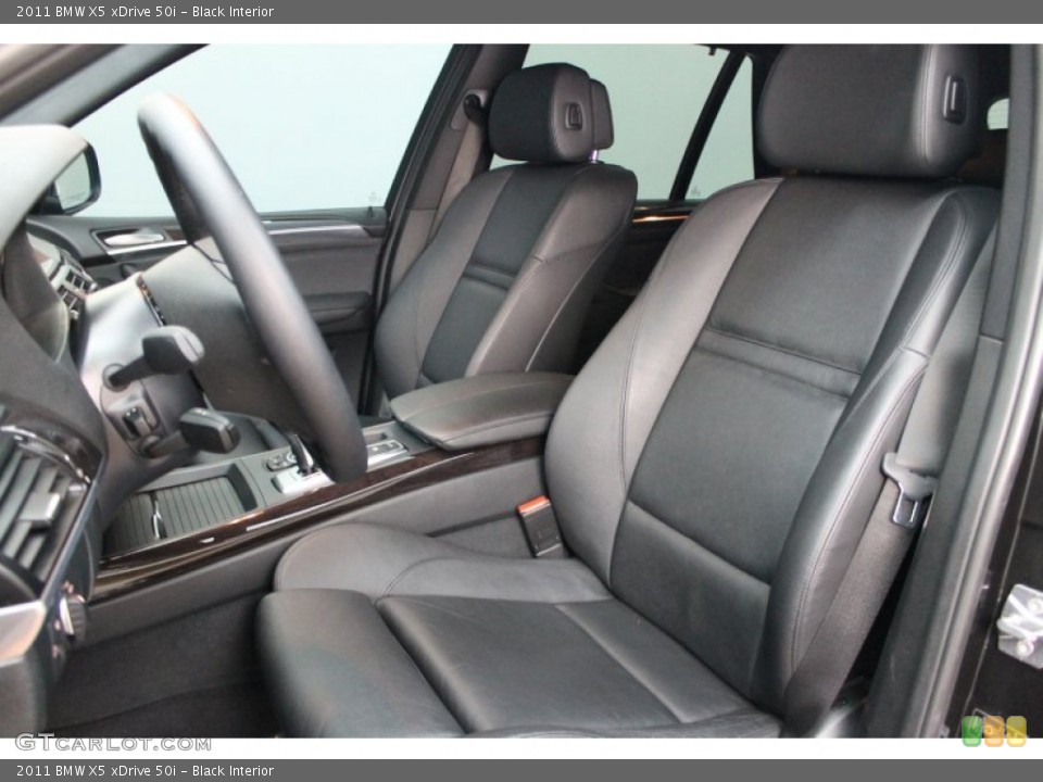 Black Interior Front Seat for the 2011 BMW X5 xDrive 50i #80331066