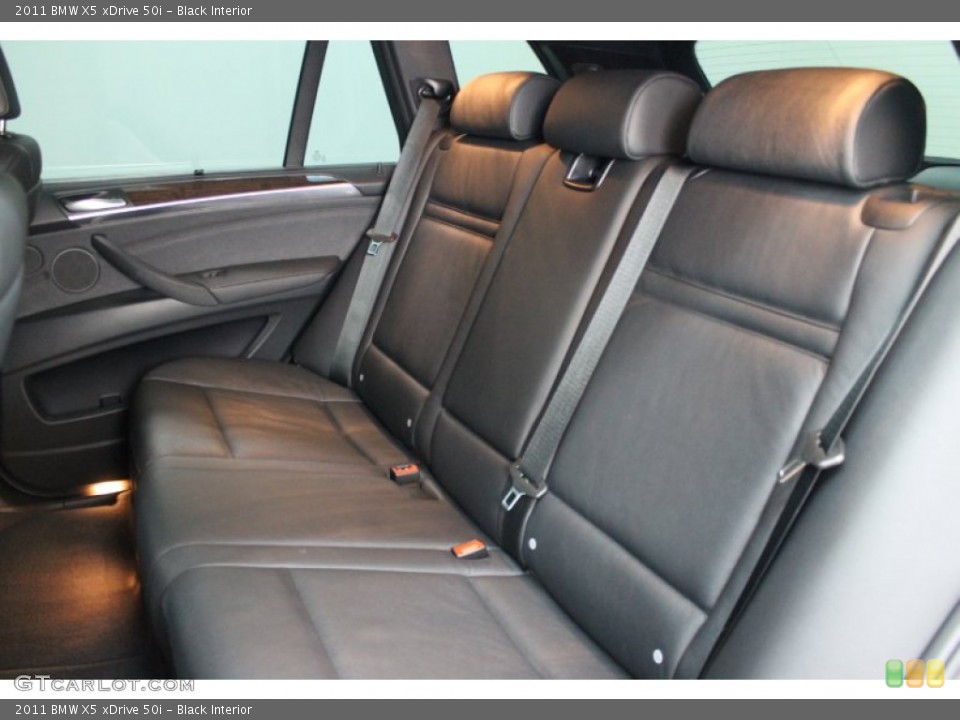 Black Interior Rear Seat for the 2011 BMW X5 xDrive 50i #80331111