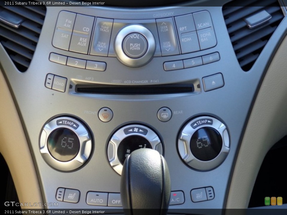 Desert Beige Interior Controls for the 2011 Subaru Tribeca 3.6R Limited #80333703