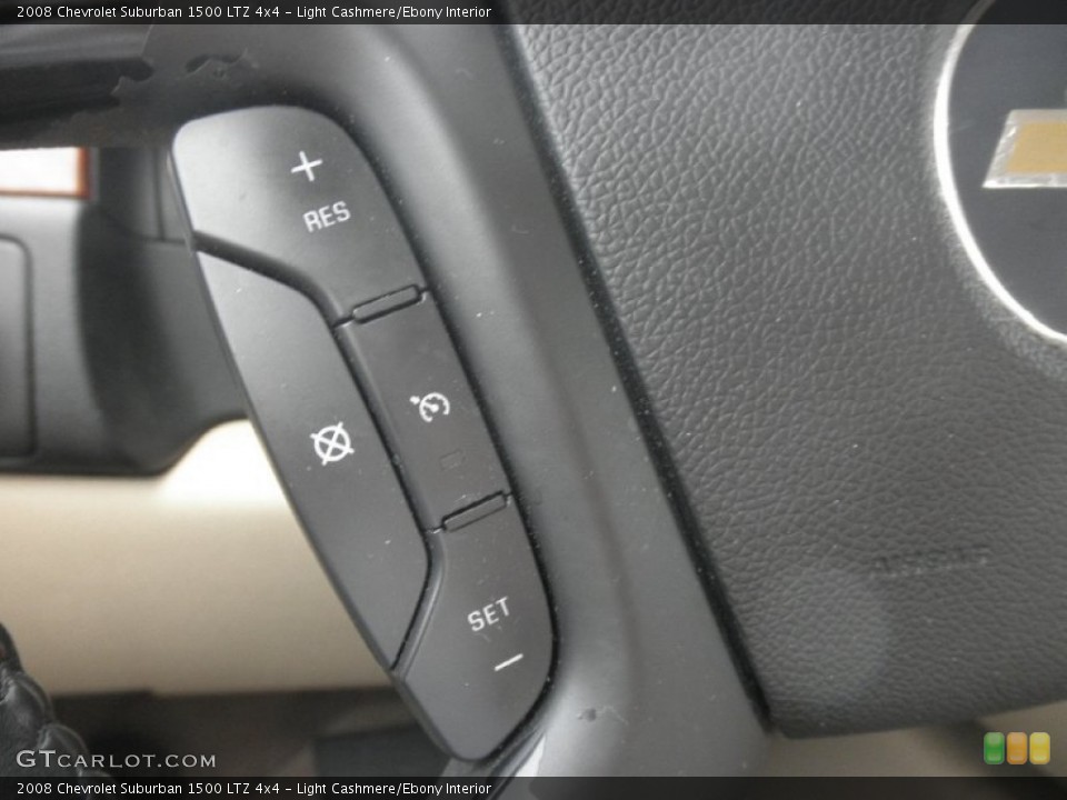 Light Cashmere/Ebony Interior Controls for the 2008 Chevrolet Suburban 1500 LTZ 4x4 #80335820