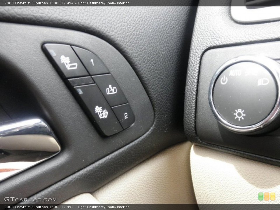 Light Cashmere/Ebony Interior Controls for the 2008 Chevrolet Suburban 1500 LTZ 4x4 #80335922