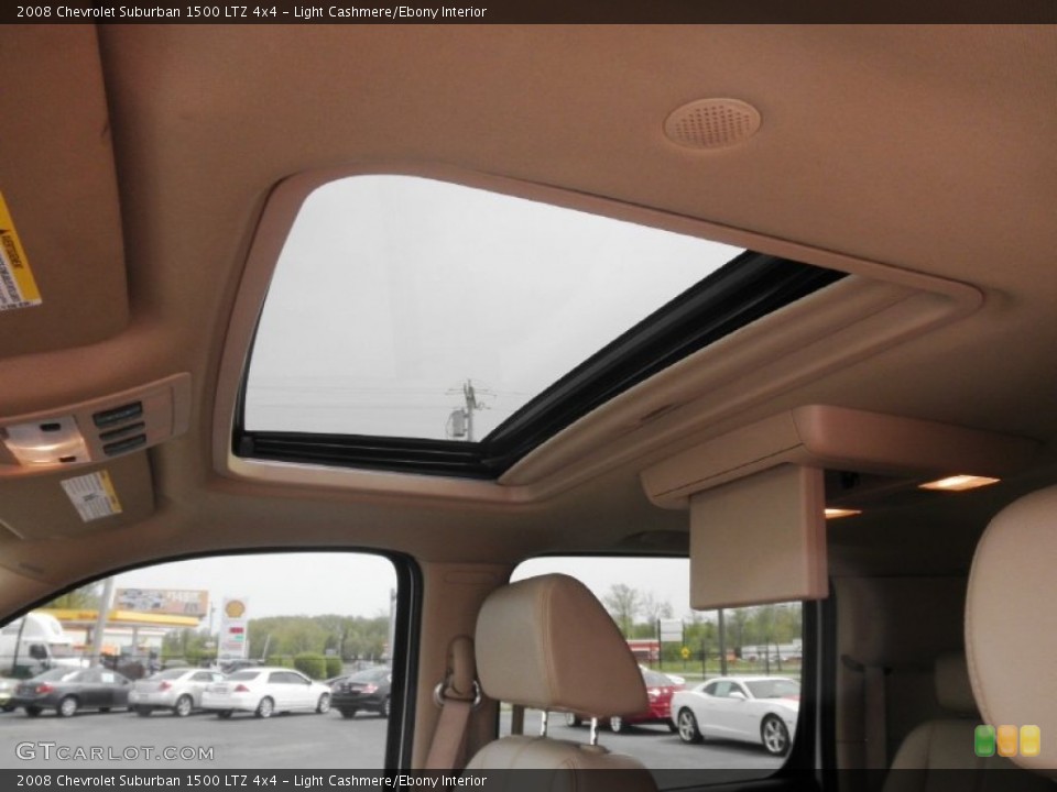 Light Cashmere/Ebony Interior Sunroof for the 2008 Chevrolet Suburban 1500 LTZ 4x4 #80335940