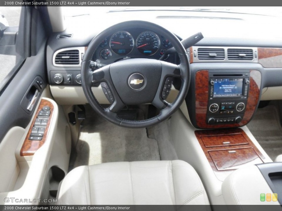 Light Cashmere/Ebony Interior Dashboard for the 2008 Chevrolet Suburban 1500 LTZ 4x4 #80335961