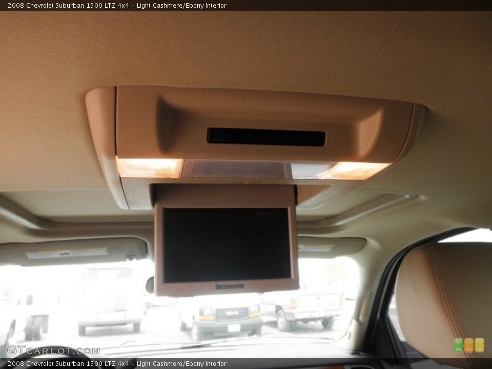 Light Cashmere/Ebony Interior Entertainment System for the 2008 Chevrolet Suburban 1500 LTZ 4x4 #80335972