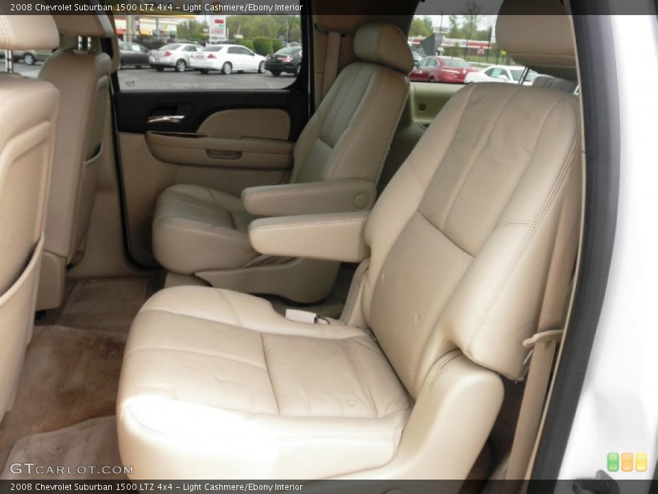 Light Cashmere/Ebony Interior Rear Seat for the 2008 Chevrolet Suburban 1500 LTZ 4x4 #80336003