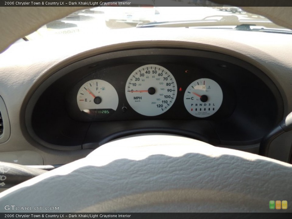 Dark Khaki/Light Graystone Interior Gauges for the 2006 Chrysler Town & Country LX #80336241