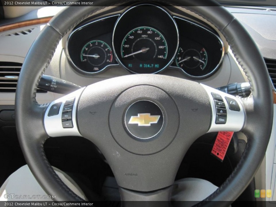 Cocoa/Cashmere Interior Steering Wheel for the 2012 Chevrolet Malibu LT #80336295