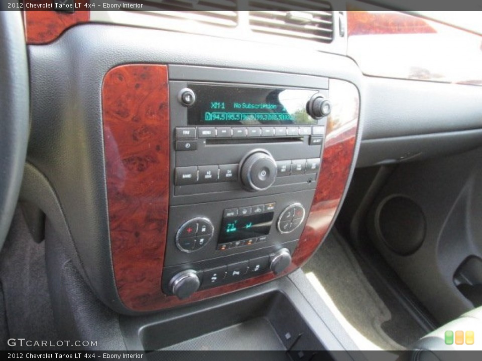 Ebony Interior Controls for the 2012 Chevrolet Tahoe LT 4x4 #80336831