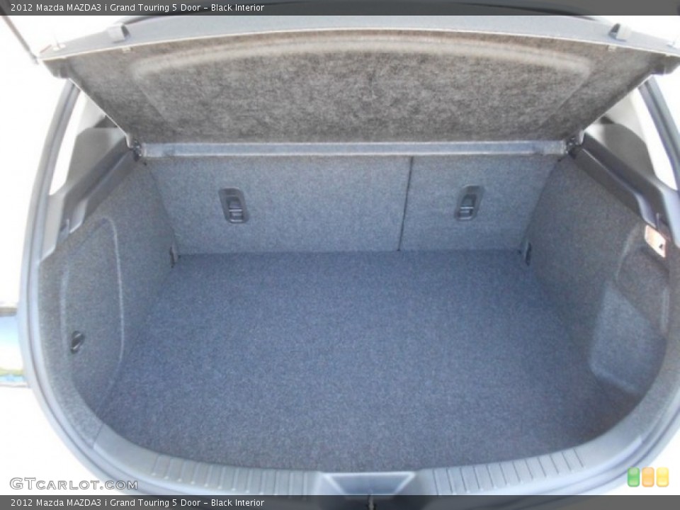 Black Interior Trunk for the 2012 Mazda MAZDA3 i Grand Touring 5 Door #80336903