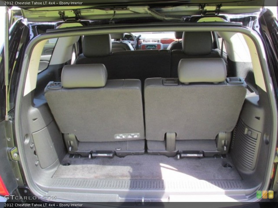 Ebony Interior Trunk for the 2012 Chevrolet Tahoe LT 4x4 #80336957
