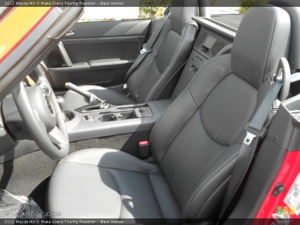 Black Interior Photo for the 2012 Mazda MX-5 Miata Grand Touring Roadster #80337080