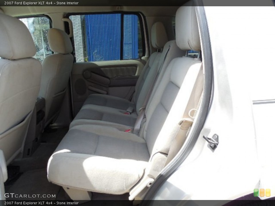 Stone Interior Rear Seat for the 2007 Ford Explorer XLT 4x4 #80338081
